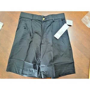 Sportif USA Black Size 30 Galapagos Mens Pleated Shorts Brand New